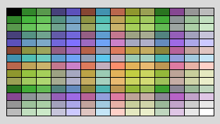gimp color palette swap